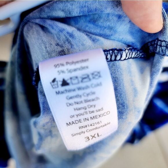 LulaRoe women's electric blue boho top - Picture 12 of 14